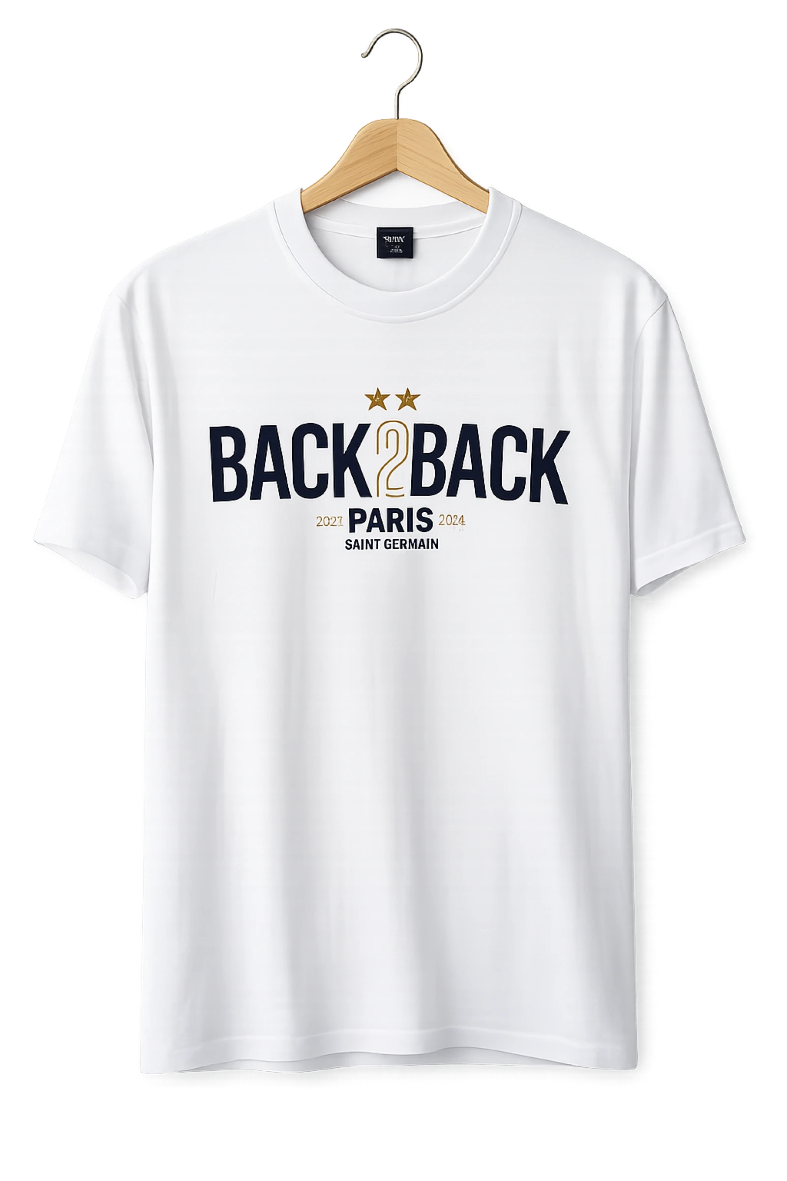 T-shirt blanc homme Back 2 Back Paris – Taille XXL – Neuf